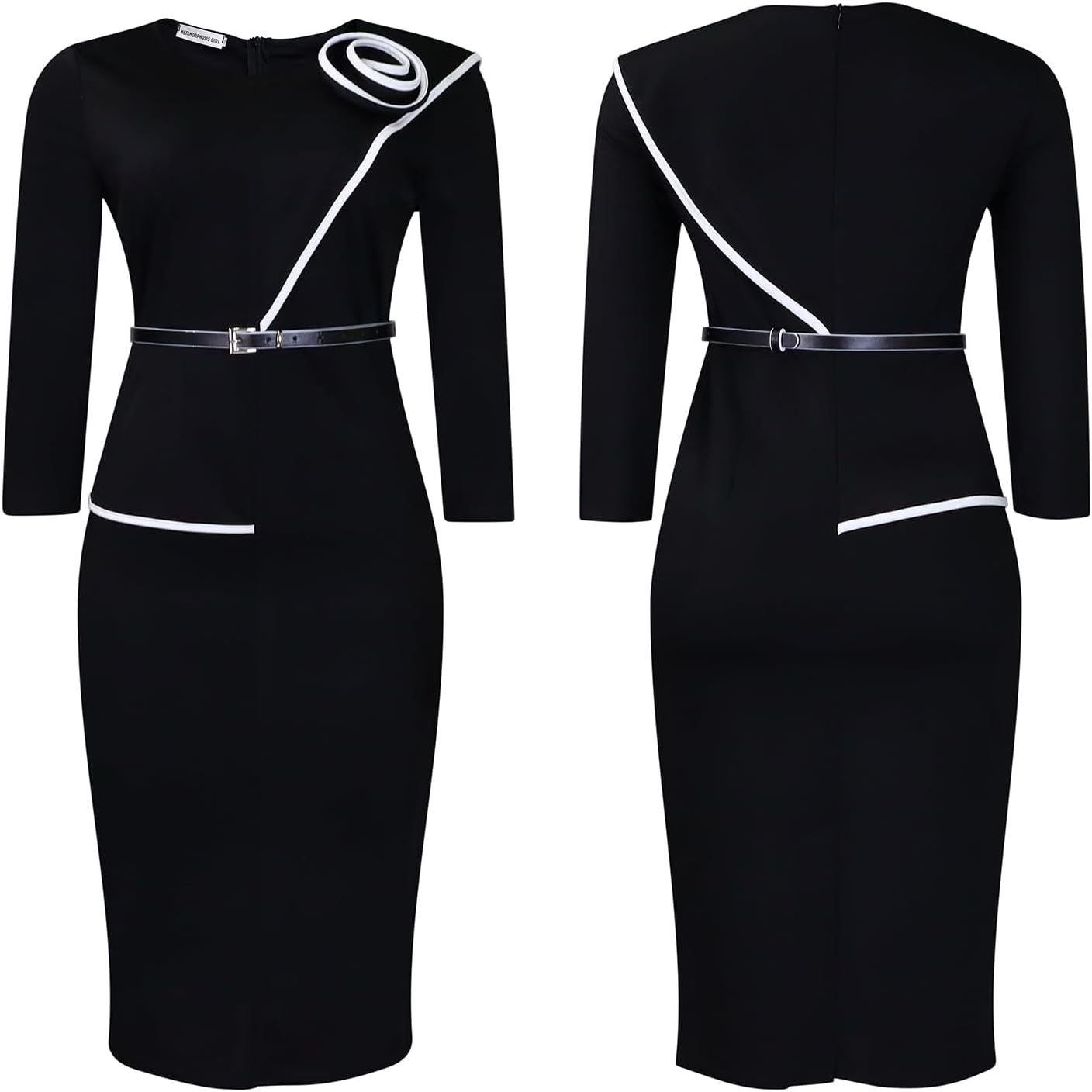 Wear to Work Dress for Women Business Casual Bodycon Midi Dress Elegance Church Outfits