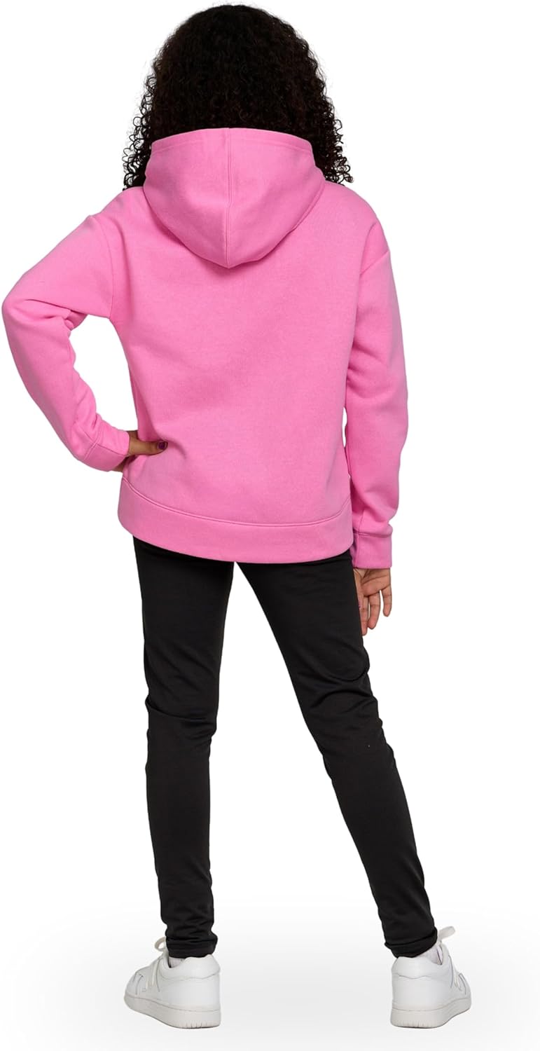 Girls Athletic 2 Piece – Pullover Hoodie & Fleece-Lined Leggings Sweatsuit Set, Soft Performance Activewear