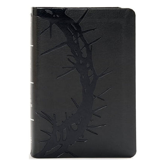 KJV Large Print Compact Reference Bible, Charcoal Leathertouch