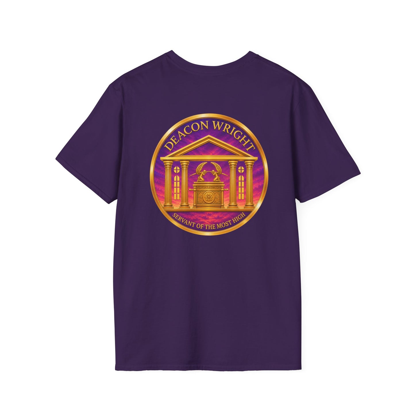 Church Ministry T-Shirt — Solomon’s Temple / Deacon Wright Logo Tee