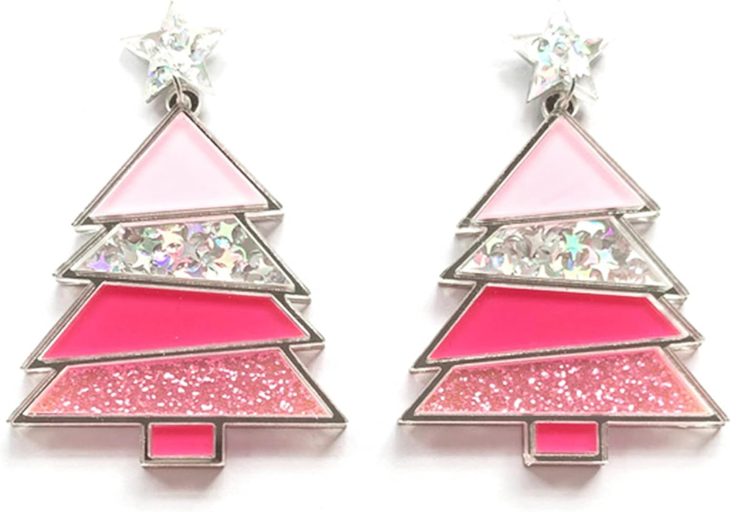 Charming Christmas Earrings Set for Women - Delightful Stocking Stuffers with Festive Bow, Bell, Tree, and Snowflake Dangles for Your Holiday Jewelry Collection!